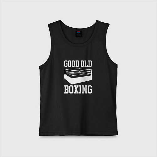 Детская майка Good Old Boxing / Черный – фото 1