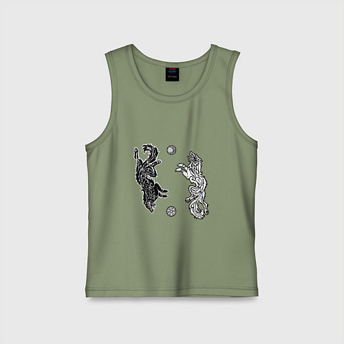 Детская майка Охотники Хати и Сколль / Авокадо – фото 1