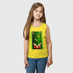 Майка детская хлопок Zitz & Pimple go down, цвет: желтый — фото 2