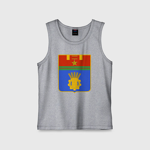 Детская майка Герб Волгограда / Меланж – фото 1