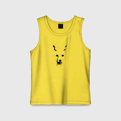 Детская майка Лисье пятно / Желтый – фото 1