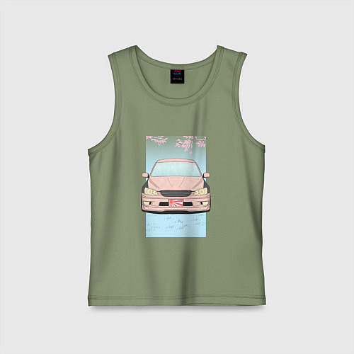 Детская майка Toyota Altezza stance / Авокадо – фото 1