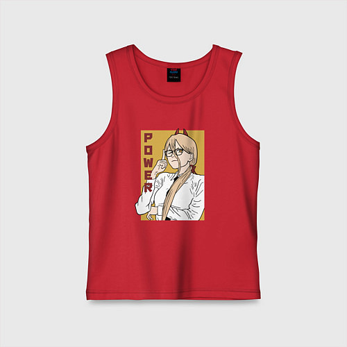 Детская майка Милая Пауэр / Красный – фото 1