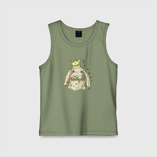 Детская майка Корона не жмёт / Авокадо – фото 1