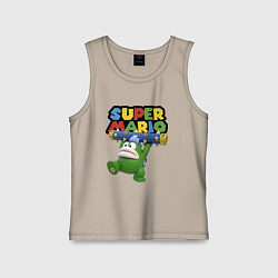 Майка детская хлопок Super Mario - Spike - Character, цвет: миндальный