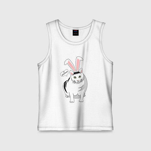Детская майка Кролик Бендер - 2023 / Белый – фото 1