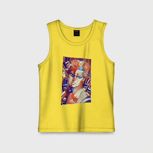 Детская майка Йошикаге Кира - серийный убийца / Желтый – фото 1