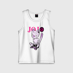 Майка детская хлопок Killer Queen - joke, цвет: белый