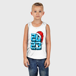 Майка детская хлопок 2023 HNY2, цвет: белый — фото 2