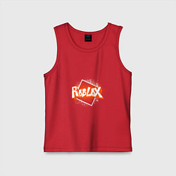 Детская майка Роблокс граффити