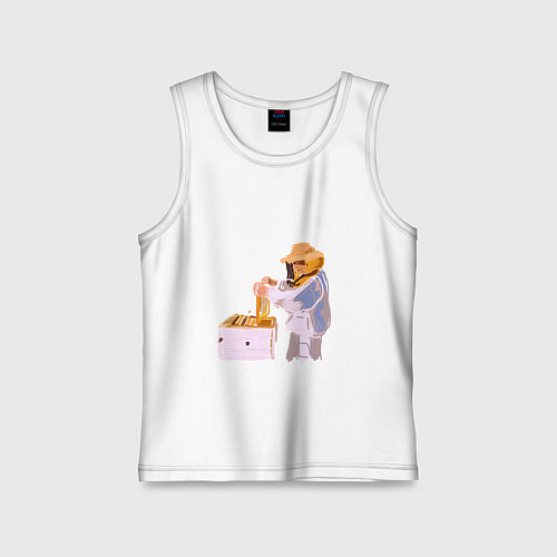 Детская майка Пчеловод и его пасека / Белый – фото 1