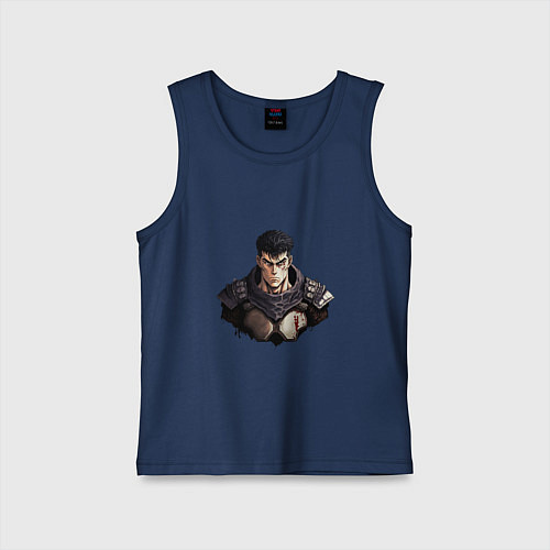 Детская майка Персонажа Гатс / Тёмно-синий – фото 1