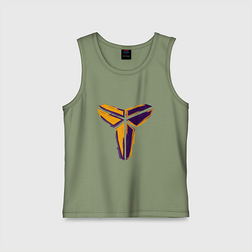 Детская майка Kobe logo / Авокадо – фото 1