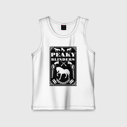 Детская майка Острый козырёк / Белый – фото 1