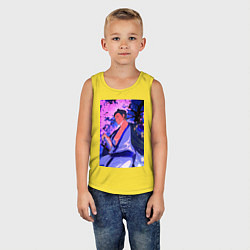 Майка детская хлопок Зоро красавец, цвет: желтый — фото 2