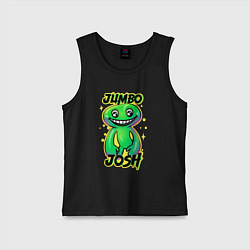 Майка детская хлопок Jumbo Josh, цвет: черный