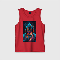 Детская майка Череп и игра в карты