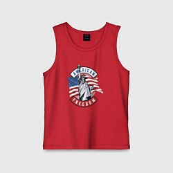 Детская майка American freedom