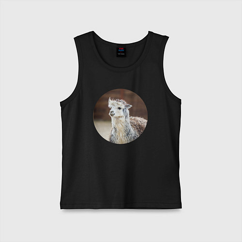 Детская майка Альпака / Черный – фото 1