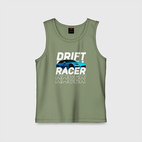 Детская майка Drift racer beamng / Авокадо – фото 1