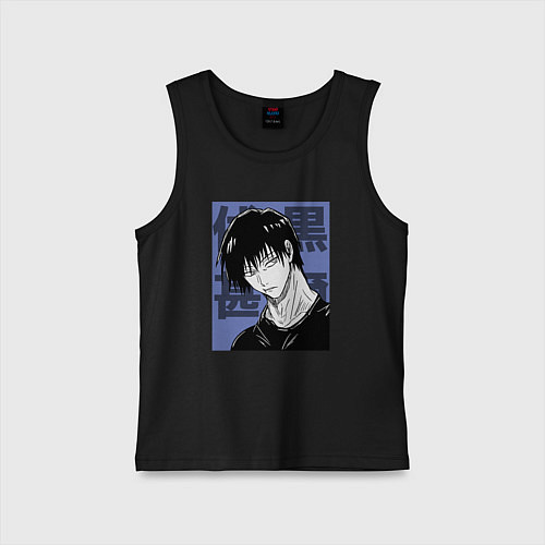 Детская майка Тодзи Фушигуро / Черный – фото 1