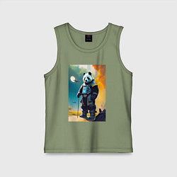 Детская майка Cool panda - cyberpunk - neural network