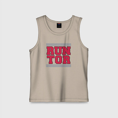 Детская майка Run Toronto Raptors / Миндальный – фото 1