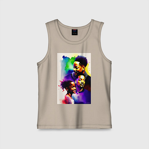 Детская майка Уилл Смит / Миндальный – фото 1