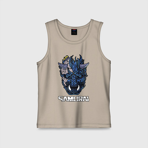 Детская майка Samurai gang / Миндальный – фото 1