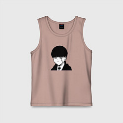 Майка детская хлопок Магия и мускулы - мэш, цвет: пыльно-розовый