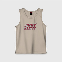 Майка детская хлопок Jimmy Heat 22, цвет: миндальный