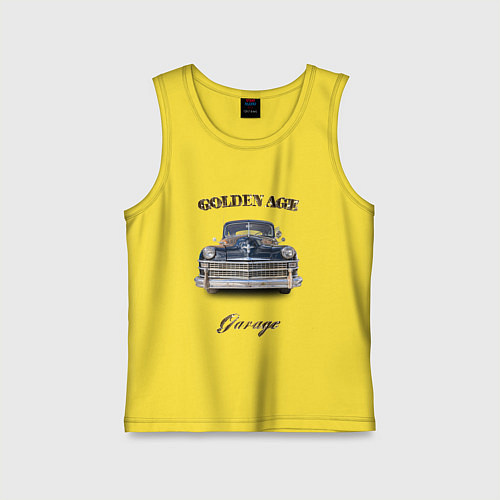 Детская майка Классический автомобиль Chrysler New Yorker / Желтый – фото 1