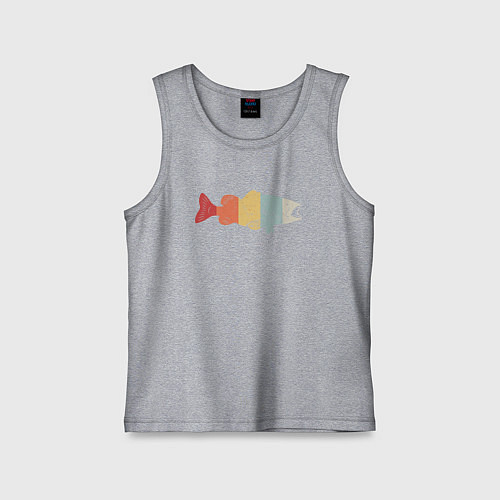 Детская майка Color fish / Меланж – фото 1