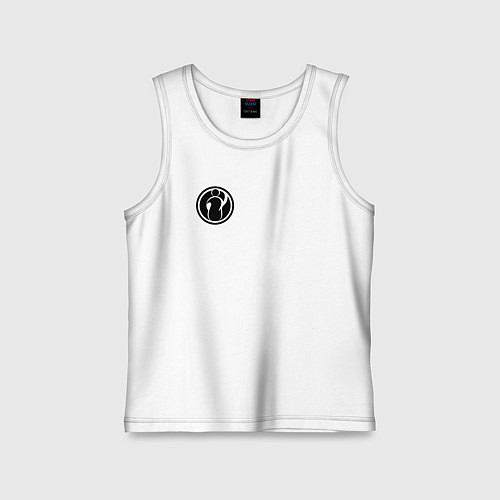 Детская майка Invictus Gaming лого / Белый – фото 1