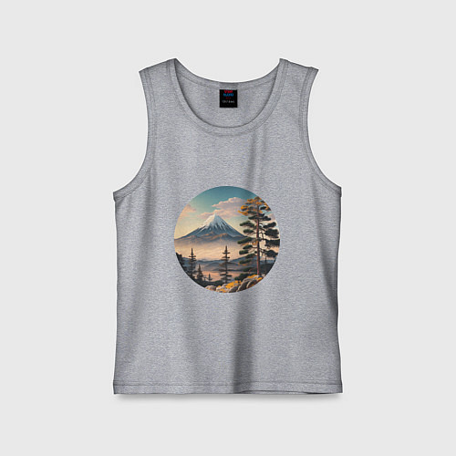 Детская майка Природа Японии и Дальнего Востока / Меланж – фото 1