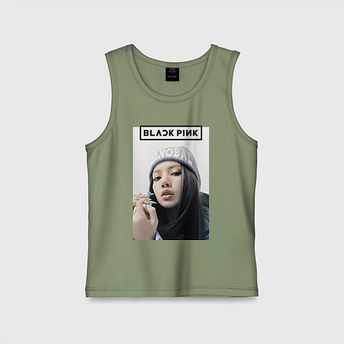 Детская майка Джису блэкпинк / Авокадо – фото 1