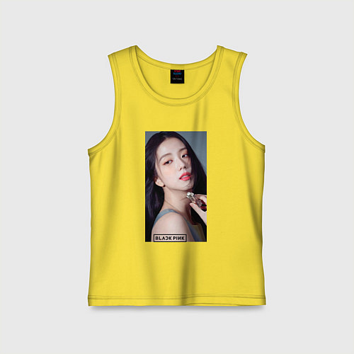 Детская майка Kim Jisoo / Желтый – фото 1