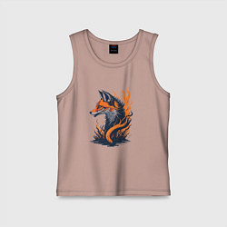 Детская майка Burning fox
