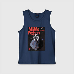 Майка детская хлопок MoMo - Защита от астероидов, цвет: тёмно-синий