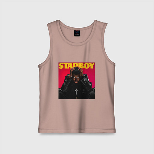 Детская майка The hills / Пыльно-розовый – фото 1