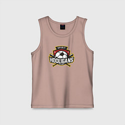 Майка детская хлопок Spirit hooligans, цвет: пыльно-розовый