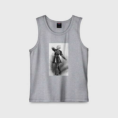 Детская майка Горский танец / Меланж – фото 1