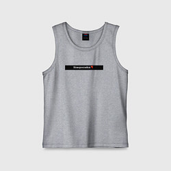 Майка детская хлопок Новороссийск города России, цвет: меланж