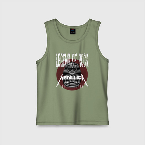 Детская майка Металлика рок легенда / Авокадо – фото 1