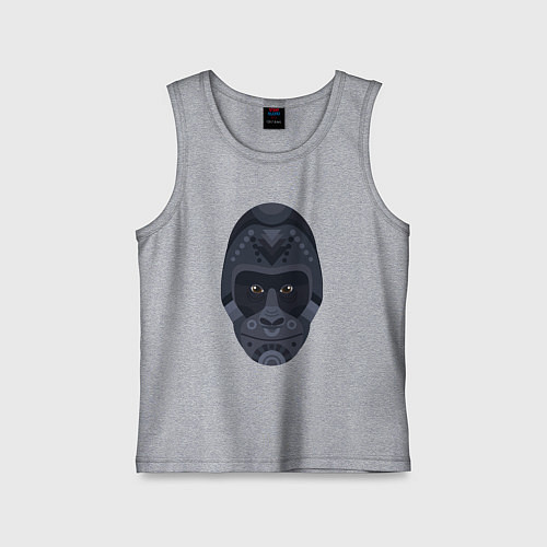 Детская майка Black gorilla / Меланж – фото 1