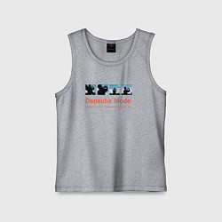 Майка детская хлопок Depeche Mode - World In My Eyes Single, цвет: меланж