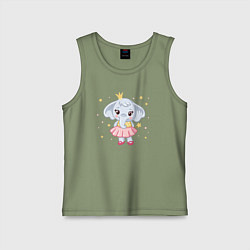 Детская майка Elephant princess