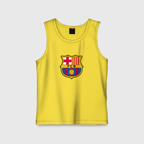 Детская майка Barcelona fc sport / Желтый – фото 1