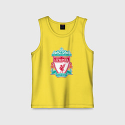 Майка детская хлопок Liverpool fc sport collection, цвет: желтый