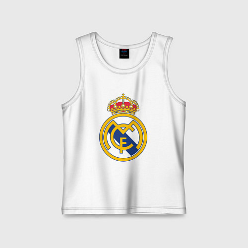 Детская майка Real madrid fc sport / Белый – фото 1